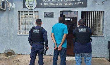 Suspeitos de homicídio em Beneditinos são presos em Altos​‌​