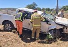 Acidente na BR-316 em Oeiras deixa quatro feridos e motorista preso às ferragens​‌​
